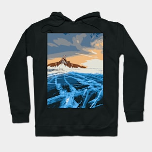 Frozen Lake - Landscape Hoodie